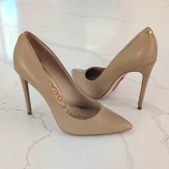 Sam Edelman Shoes - Sam Edelman Elegant Tan Stiletto Heels 7.5